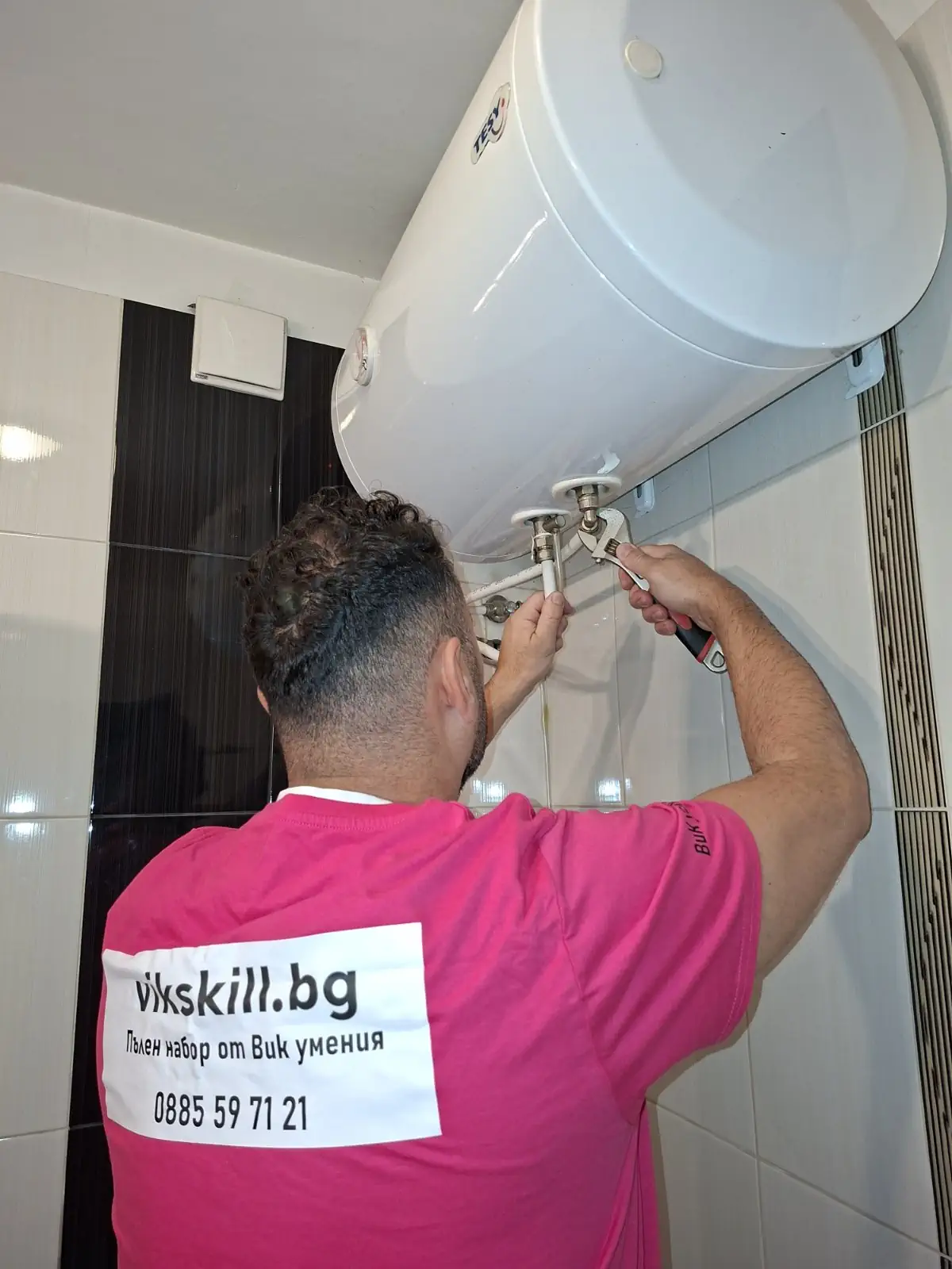 Монтаж на бойлер