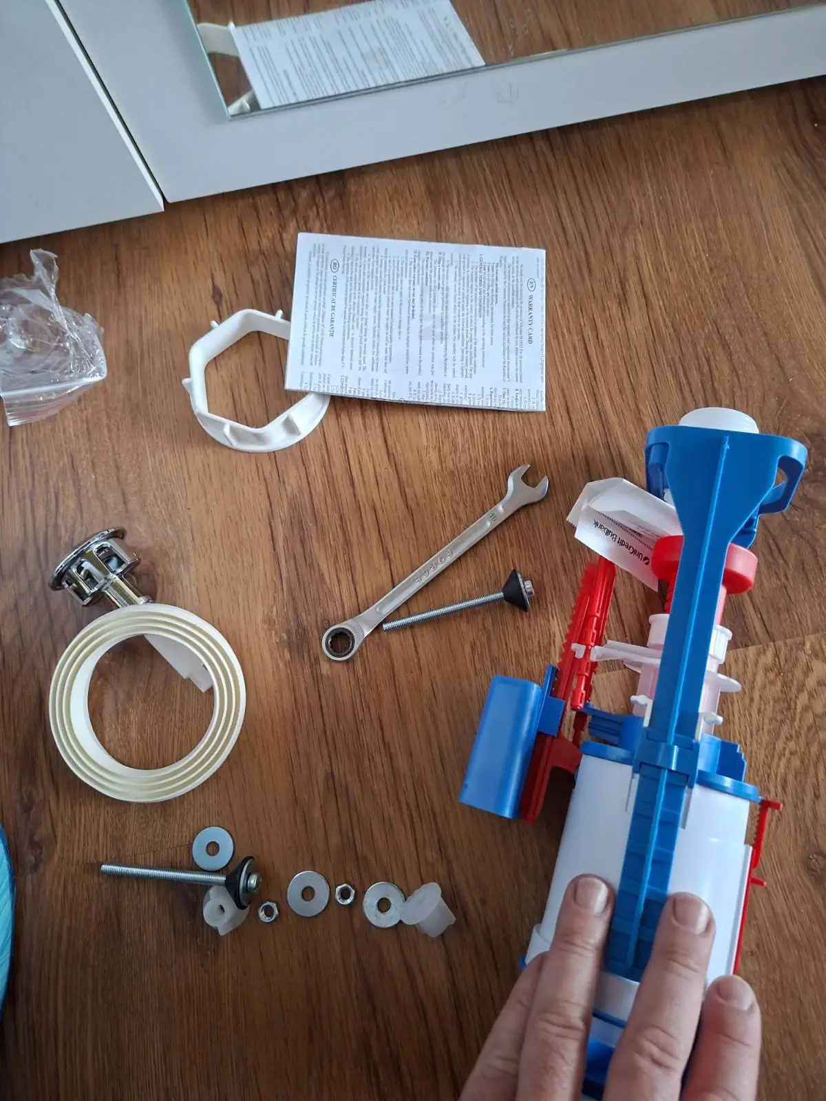 Смяна на механизъм за изпразване